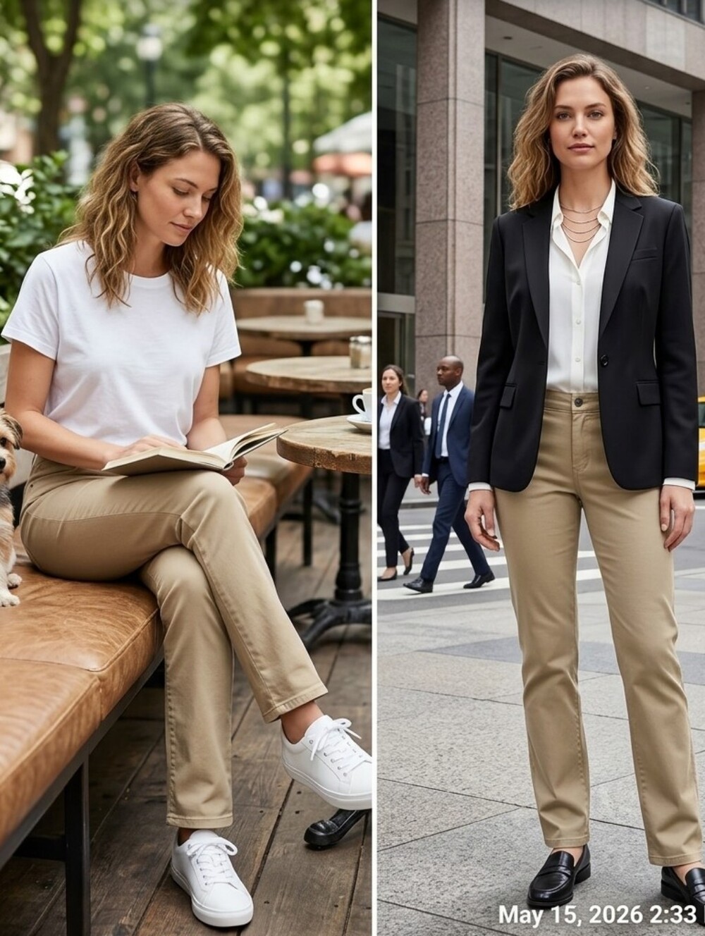 Style & Co. Straight-Leg Chino Pants in Khaki